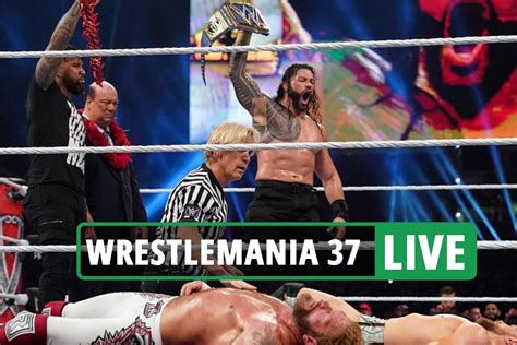 wwe wrestlemania 37 results|2021 WWE WrestleMania 37 results, recap, grades: .